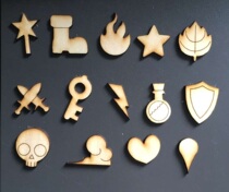 Small wheat fantastic tales lu small wheat vary workshop wood points markup token 88 pieces