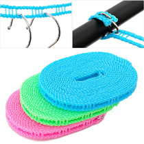 Outdoor non-slip windproof clothesline Clothesline Fence Style Sunburn Rope 5 m Dried Rope Travel Hanging Rope