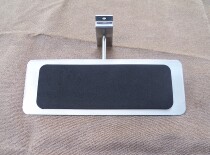 304 stainless steel slot plate sneaker bracket Display shoe bracket Wantong plate outdoor shoe bracket strip plate shoe bracket