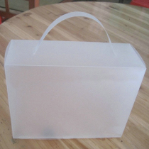 Customized PVC transparent packaging box pillow box PP Matte Packaging box daily transparent box