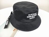 Big boy adult Japanese letter embroidered fishermans hat spring and summer street dance hats for men and women tradeshhip hop basin hat