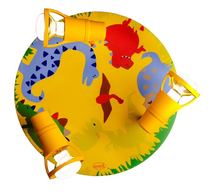 German Waldi Leuchten childrens room suction ceiling light animal dinosaur 659130 series