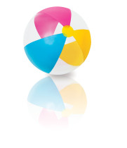  INTEX BABY BEACH BALL 59032 CHILDRENS BEACH BALL HANDBALL INFLATABLE BALL SWIMMING ball TOY 61CM