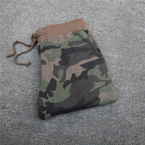 European and American wind autumn and winter cotton wool ring casual trousers pants closing pants men and women camouflage pants sports pants