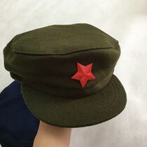65 old-fashioned hat Old cadre 55 style liberation hat General Mao hat Old-fashioned military hat to send five stars