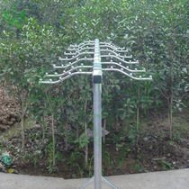 Set up stalls hangers Clothing folding display racks Sell clothes floor-to-ceiling shelves Simple display racks five baht hooks