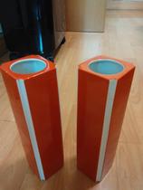 Anti-Japanese Cultural Relics Japanese Pottery Club porcelain square bottle ornaments a pair