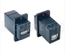 L-com unshielded panel is mounted USB adapter port A TO Port B ECF504B-UAB