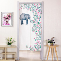 Cloth curtain partition curtain bedroom long door curtain opposite half curtain decoration hanging curtain porch meaning elephant feng shui curtain