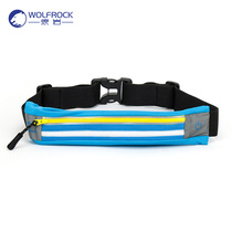 √√LED light warning Running fanny pack Close-fitting waterproof running equipment Running mobile phone bag Running fanny pack