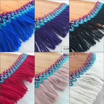 Foreign trade handmade accessories export decorative headdress clothing collar ethnic pattern tassel wool lace 9cm