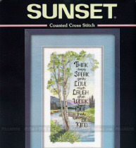 Cross-stitch electronic image redraw source file-DIM-13646 Inspirational Verse