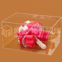 Transparent food display box Acrylic sheet cover Plexiglass sheet processing jewelry box Gift decoration