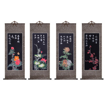 National characteristic gifts Guizhou specialty Batik wall painting Batik scroll painting-spring summer autumn and winter