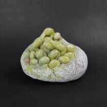  Bean sprouts overnight blue star exquisite natural Qingtian stone carving ornaments Pure handicraft art home decoration direct sales