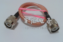 High frequency 6G adapter line TNC-JJ male to male inner screw inner pin RG142 double shielded cable 50-3 silver plated wire