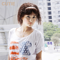 Jie drip wig female corn hot wig set short hair personality handsome hairstyle girl fashion short hair high temperature Silk