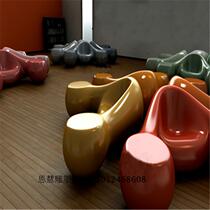 Can be customized FRP European seat sculpture mall rest seat outdoor sunscreen fashion seat