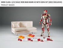Spot Comicave 1 12 Superalloy Iron Man MK42 with sofa suit SDCC2016 qualification