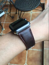 apple watch3 Crazy Horse pattern apple watch strap watch strap S1 S2 S3 watch strap business style male