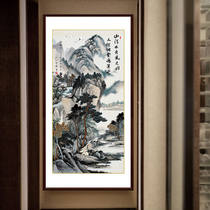 5d diamond painting full of diamonds welcoming pine landscape vertical version entrance painting dotted diamond cross stitch pine and crane longevity beautiful landscape painting