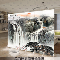 Chinese fashion furniture screen partition porch office folding screen ink painting Chinese painting landscape Jiangshan series