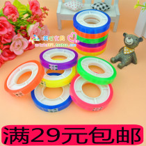 6-color color transparent tape color self-adhesive multi-color adhesive tape student stationery tape manual glue