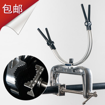 Bridge boat fishing bracket Clip-on raft fishing frame rod micro lead bamboo raft wood row fishing table Slow-down fishing rod frame fishing gear