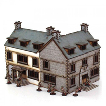 Little Wheat Record Wooden Scene Wood Scene 15mm 1:100 fow ps takes the World War I World War II Corner Hotel