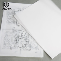 Without it UK imported leather carving transfer paper copy paper tracing paper printing leather carving pattern with transparent temporary copy paper
