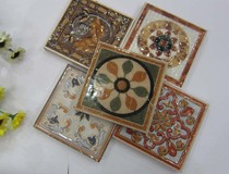 Ceramic wall tiles floor tiles hand-painted tiles European garden bricks Spanish style garden tiles small flower tiles stairway tiles