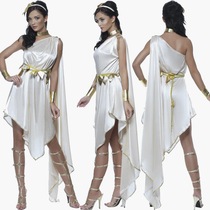 Greek goddess clothing white Indian clothing Indian dancers Athena dance clothing sexy shoulder long dress costume