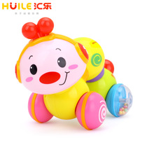 Huilei Toys 997 Crawling Bug Color Infant Children Learning to Learn Toddler Puzzle Early Education Bug Toys