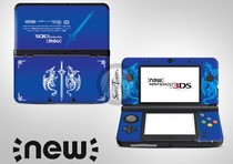 NEW3DS pain machine stickers NEW 3DS pain stickers protection film flame heraldry body film color stickers