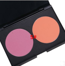 Heart iadorned bicolor color with blush board Grease Disc Lasting Nature Refreshing Color Makeup Apply Makeup Artist Student Web Red