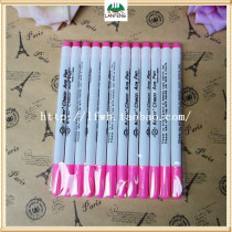 Pink Japanese Adger Qi Xue Pen Water-soluble Pen Natural Disappearing Pen Pickle Water