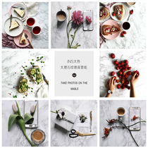 ins marble texture background paper gourmet cosmetics photo props lukewarm minimalist wind photography background