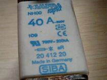 siba West ULTRA RAPID fuse NH00-40A 700V aR 200KA (2041220)