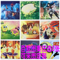 Cartoon anime mirror cloth cartoon anime glasses cloth high-grade glasses cloth cotton to map custom glasses cloth (2)