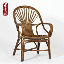 Evy full rattan casual rattan chair garden balcony rattan chair creative fashion living room back chair coffee chair