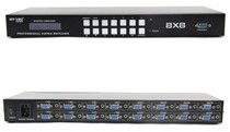 Meituo dimension MT-VT818 VGA matrix switcher 8 in 8 out with audio 1U rack