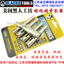 Black American tool marble hole opener vitrified brick hole opener marble floor tile tile drill bit