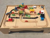 $80 Multi-functional track Table Learning Table Painting Lego Table Adjustable 2 Mode Reading Table Parent-child Restaurant