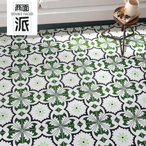 Nordic parquet handmade vintage tiles Flower pieces Antique tiles Floor tiles Living room Dining room balcony Bathroom 300