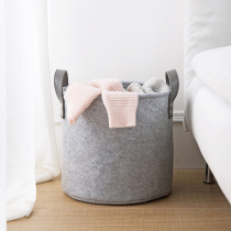 Home felt handheld clothes covered basket bathroom washing basket toy room toy clothes to cover basket basket basket