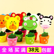  School gift Cute animal wooden flower pot Business card holder message holder Photo clip Note holder special wholesale