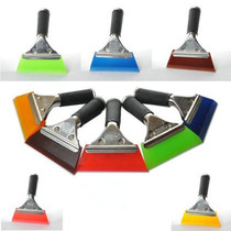  Automotive glass film tool Beef tendon rubber scraper oblique mouth wallpaper scraper Car supplies