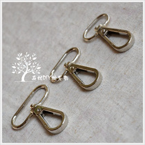 Forest wholesale) daily single inner diameter 20 25 32MM high-grade silver chrome color dog buckle strap buckle 50 bags