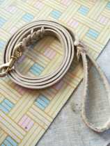 Pure cowhide pet dog leash leash is strong and durable 2 meters long and 15 cm wide and feels good