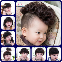 ins wind year-old childrens photography clothing wig 100 days baby props Photo studio modeling 100 days baby girl headdress